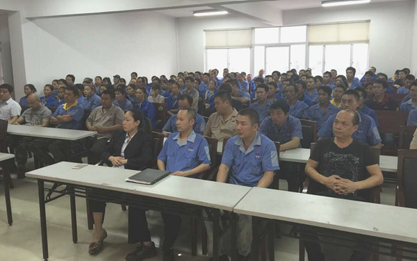 熱烈祝賀2015年9月溫州三聯(lián)鍛造有限公司管理升級正式啟動！