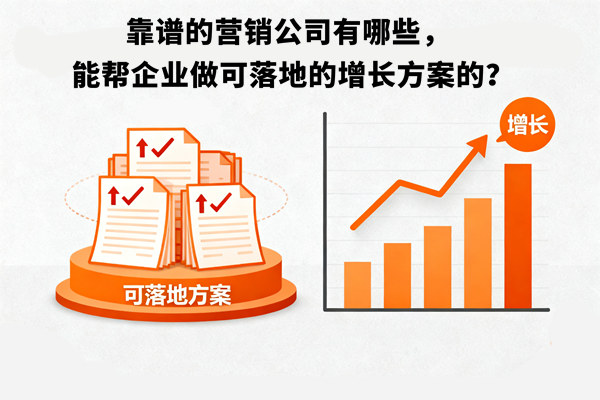 靠譜的營銷公司有哪些，能幫企業(yè)做可落地的增長方案的？