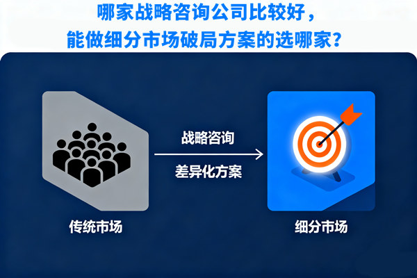哪家戰(zhàn)略咨詢公司比較好，能做細分市場破局方案的選哪家？