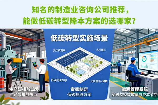 知名的制造業(yè)咨詢公司推薦，能做低碳轉(zhuǎn)型降本方案的選哪家？
